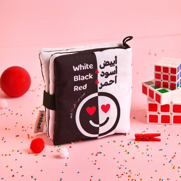 أبيض وأسود وأحمر - White, Black, & Red - Hekaya Bookstore - إرشاد للنشر - Hekaya Bookstore - أبيض وأسود وأحمر - White, Black, & Red - الكتب القماشية